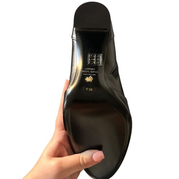 STUART WEITZMAN Vida 100 Knee High Leather Boots Black NWOB Sz9.5 - Picture 7 of 7